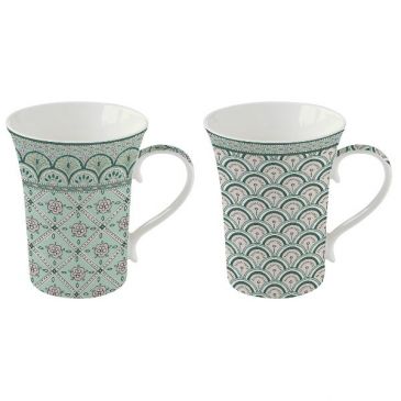 Coffret 2 mugs 36 cl Vert - Monsoon