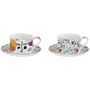 Coffret 2 tasses Déjeuner 24 cl - Modernism
