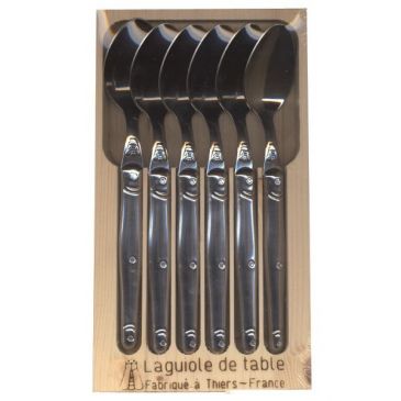 Coffret 6 cuillères de table - Laguiole Inox