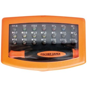 Coffret de 21 embouts de vissage et tournevis porte embouts