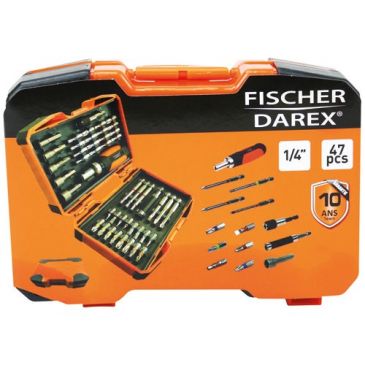 Coffret de 46 embouts de vissage et tournevis réversible