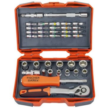 Coffret douilles et embouts 1/4 38 pièces