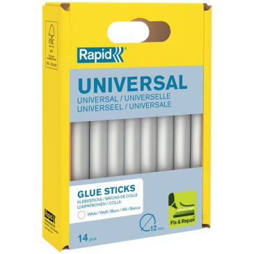 Boîte 14 bâtons de colle Universelle 12 mm / 94 mm - Blanche