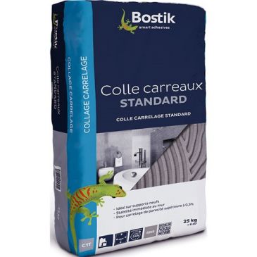 Colle carrelage poudre gris 25kg