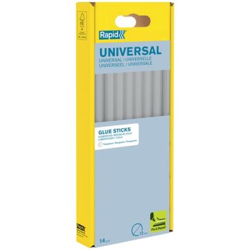 Boîte 14 bâtons de colle Universelle 12 mm / 190 mm - Transparente