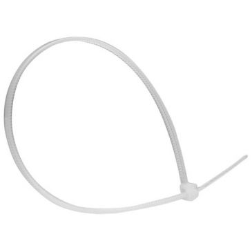Collier serre-câble - 150x3.6 mm - lot de 100 - blanc