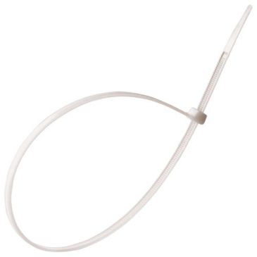 Collier de serrage - 280x3.6 mm - lot de 100 - blanc