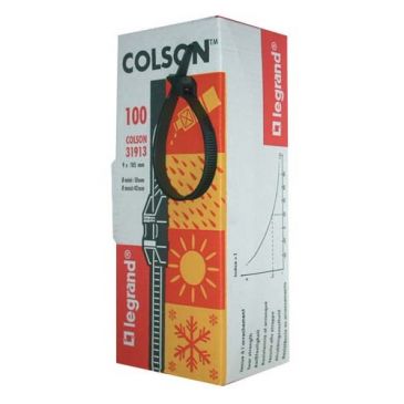 Collier colson 9x185 noir vrac