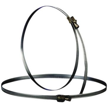 Collier universel - D60 à 215 mm - acier - lot de 2