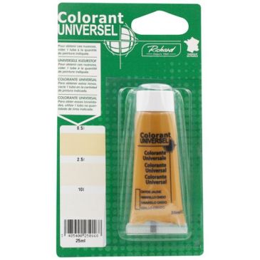Colorant univ. 25cc s/bl.oxyde jaune