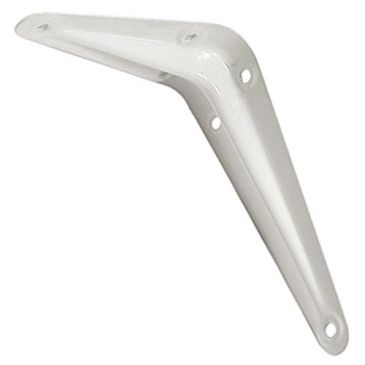 Console emboutie acier - L : 400 mm - H : 350 mm - blanc