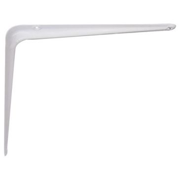Console emboutie acier - L : 150 mm - H : 125 mm - blanc