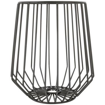 Corbeille à fruits haute 23.4 cm Noire - Wire