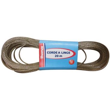 Corde à linge - plastifiée - 20 m