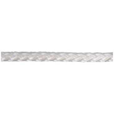 Corde polypro. tressée blanche Ø6mm bobine 100m