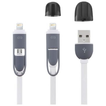 Cordon alimentation smartphone micro USB adapt. Iphone 1M