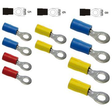 Cosses rondes assorties blister