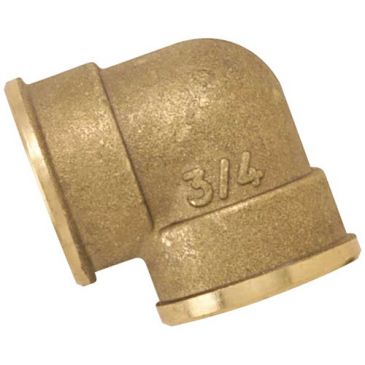 Coude femelle 90 - 12x17 (3/8") - laiton