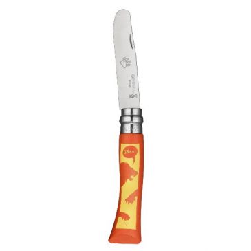 Couteau enfant Animopinel Lion Orange Mandarine  - Mon Premier Opinel