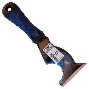 Couteau multifonction inox bimatière bleu 4059 A