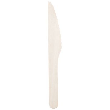 Couteaux en bois de bouleau reutilisable x10