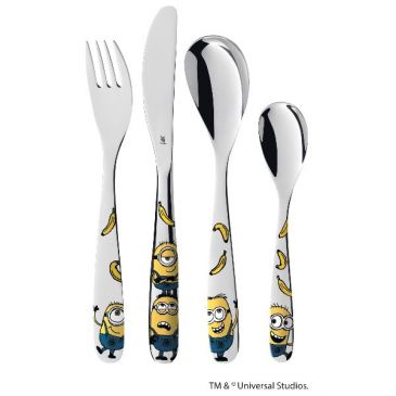 Couverts enfant 4 pièces - Les Minions