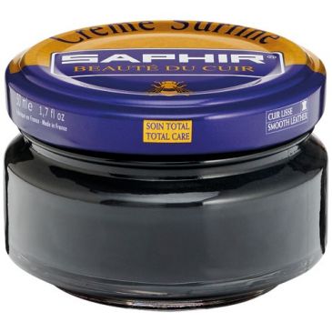 Crème surfine pot 50ml gris anthracite Saphir