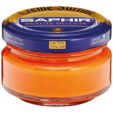 Crème surfine pot 50ml orange Saphir