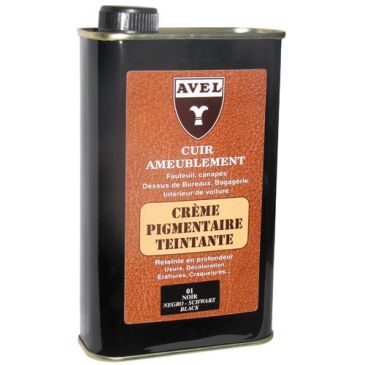Crème teintante cuir flacon 375 ml noir 