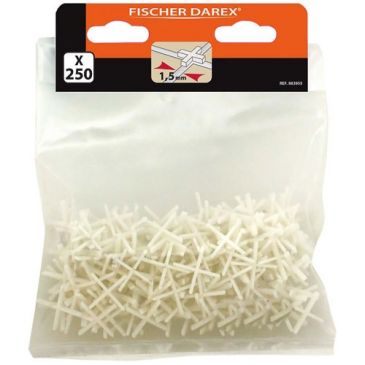 Croisillons plastiques 1.5mm x 250