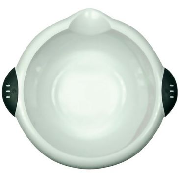Cuvette blanche ronde bimatière 10l