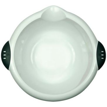 Cuvette blanche ronde bimatière 6l