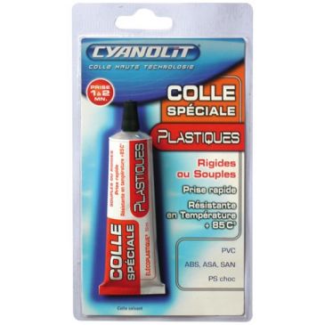 Colle - spéciale plastique rigides - puissante et rapide - 50 mL