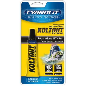 Colle multi-matériaux - Kolfort - Super résistante - Tube - 20 mL 