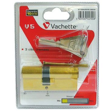 Cylindre v5 70 30x40 laiton 67100asc vachette
