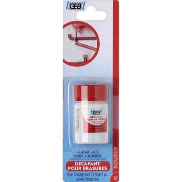 Décapant pour brasure forte à l’argent ou cuivre/phosphore - pot 30 g