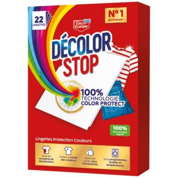 Décolor Stop  Eau Ecarlate 27 lingettes