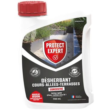 Désherbant concentré cours allées terrasses 700ml