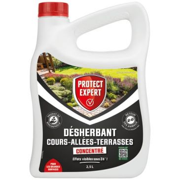 Désherbant grandes cours allées concentré 2.5l