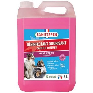 Desinfectant odorisant cages litieres 5l