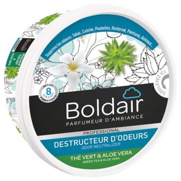 Gel destructeur d'odeurs 300 g - Thé Vert & Aloe Vera