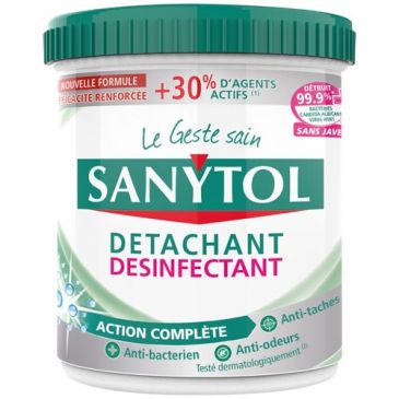 Détachant désinfectant poudre 450g Sanytol