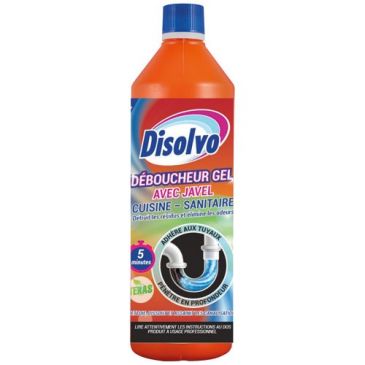Déboucheur gel avec javel 1 l