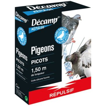 Dispositif métallique picots pigeons