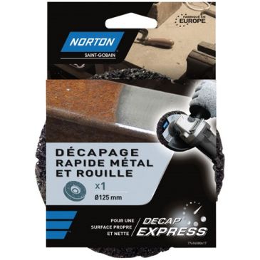 Disque - Décap Express - D : 125 mm - pour meuleuse - décapage rapide métal