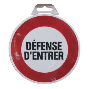 Disque DEFENSE D'ENTRER d.180mm
