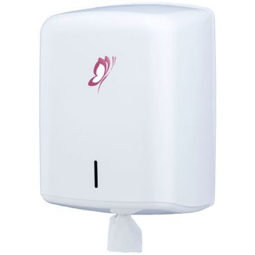 Distributeur essuie main dévidoir central