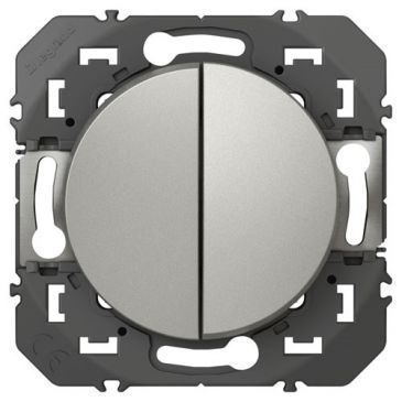 Double va-et-vient 10a aluminium Dooxie