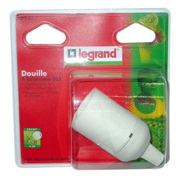 Douille B22 nylon connection automatique s/c