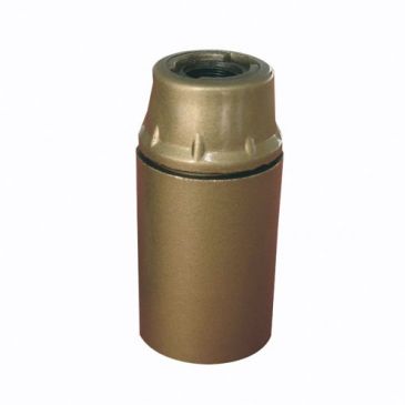 Douille E14 - lisse sans bague - or